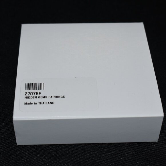 Touchstone Crystal by Swarovski Hidden Gems Earrings 2707EF New in Box - Picture 5 of 6
